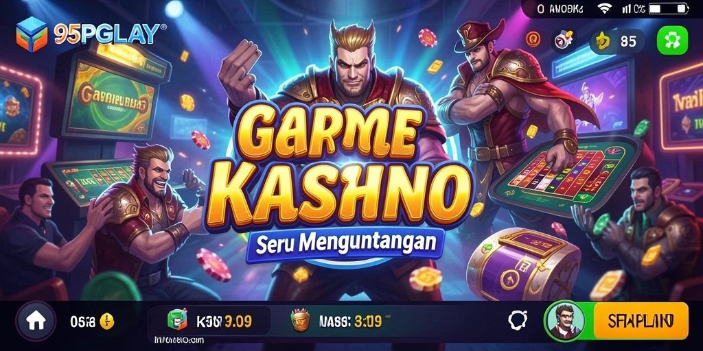 Tampilan memukau dari permainan kasino di 95PGPLAY.