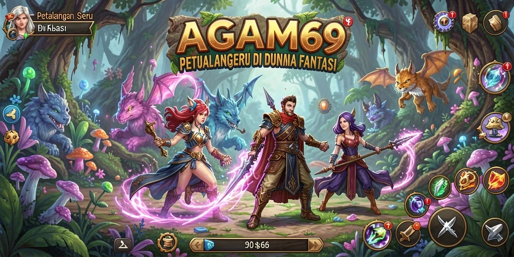 Tampilan gameplay seru dan menantang di AGAM69.