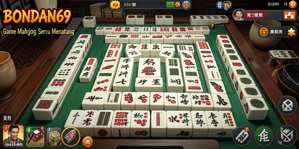 Gameplay seru BONDAN69 dengan ubin Mahjong yang menarik.