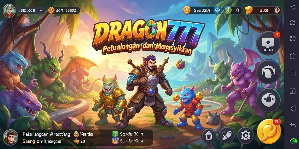 Screenshot gameplay <strong>DRAGON777</strong> yang menunjukkan aksi seru di dunia Arcade.