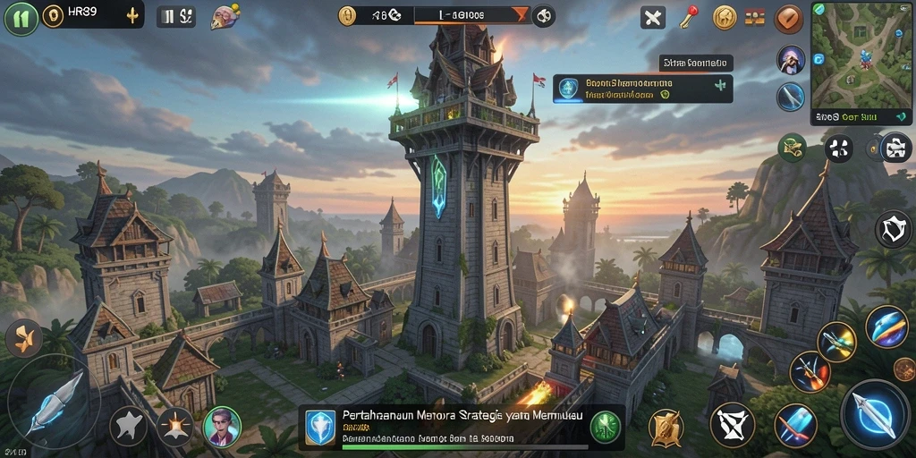 Screenshot HR89 menampilkan aksi menegangkan dalam game Tower Defense.