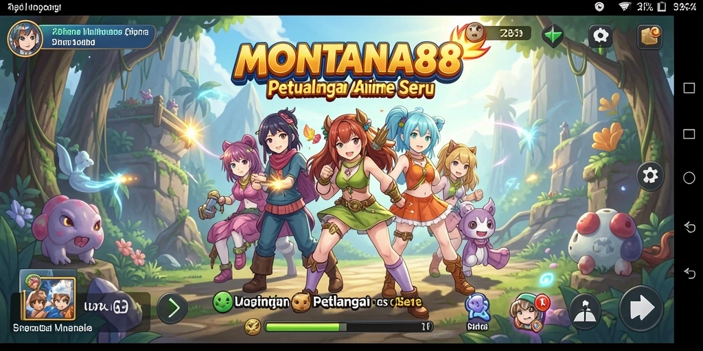 Tampilan gameplay MONTANA88 yang menarik dan penuh warna.