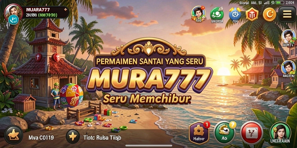 Screenshot menunjukkan gameplay MUARA777 yang seru dan penuh warna.