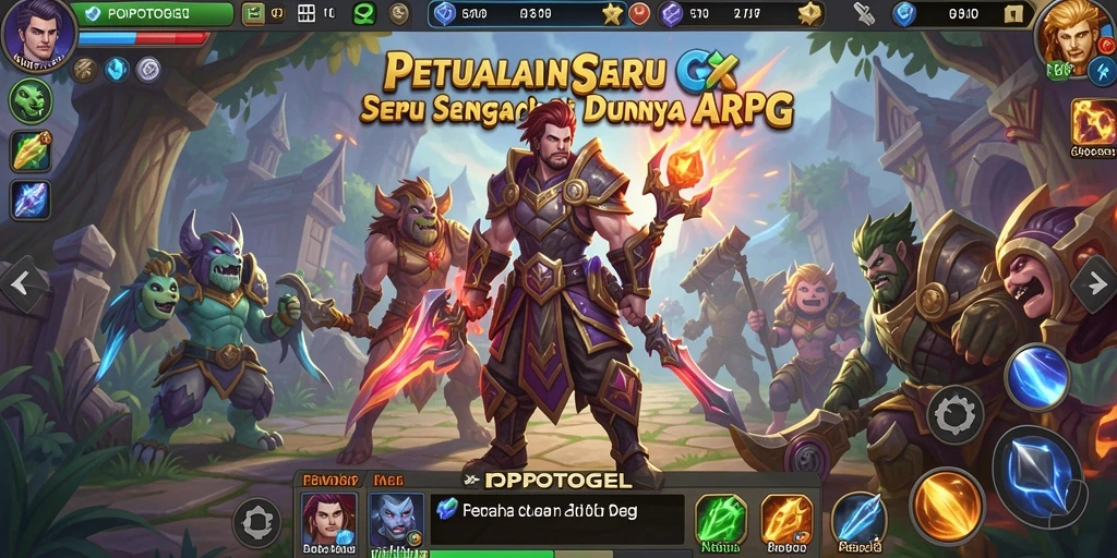 Gameplay seru dalam dunia fantasi ARPG yang memukau.