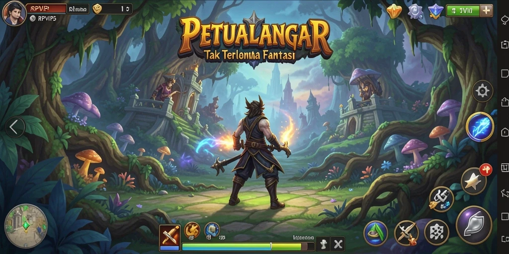 Tampilan gameplay RPVIP5 yang penuh aksi dan petualangan menarik.