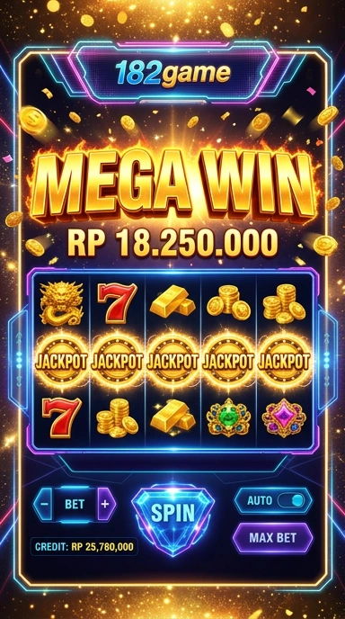 Tampilan aplikasi 182game yang modern dan menarik.